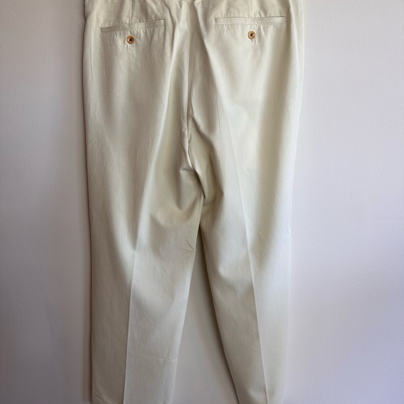 Tommy Bahama Men’s Cream Chino Relax Dress Work Pants, size 34 - Picture 5 of 11